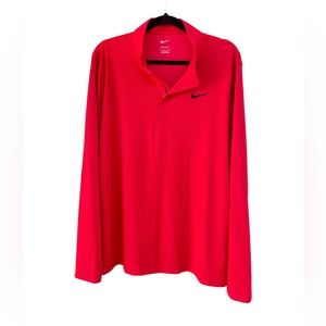 RED NIKE GOLF SWEATER